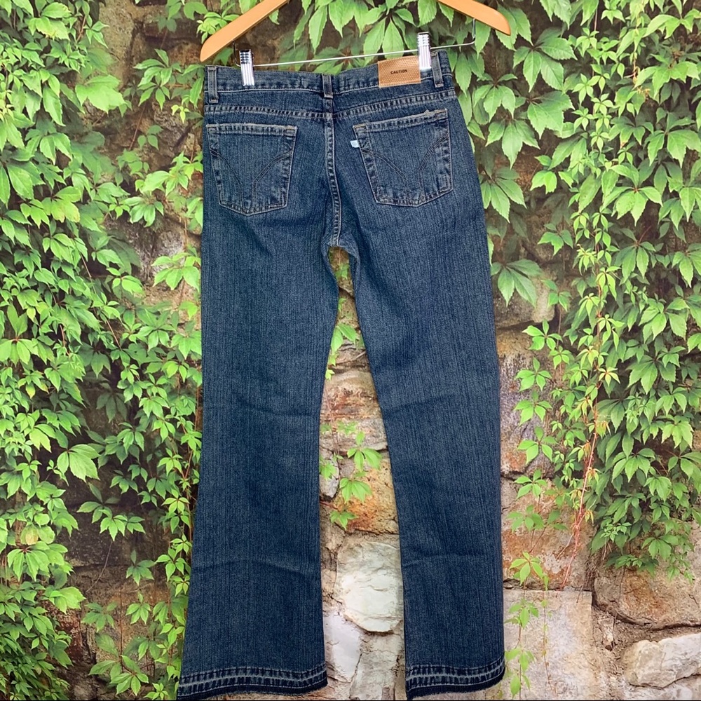 NWT CAUTION STYLE LAB Boot Cut Jeans, US 0 - Picture 6 of 11